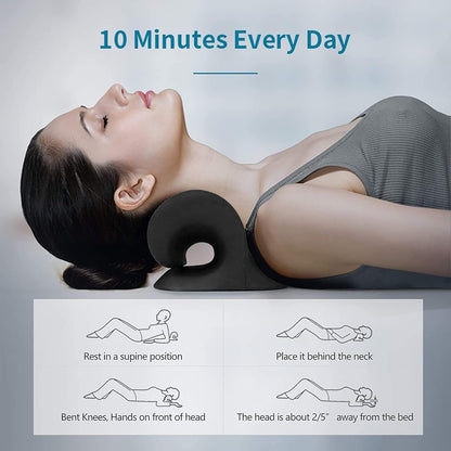 🤍 RESTCLOUD Neck & Shoulder Relaxer - Cervical Traction Device