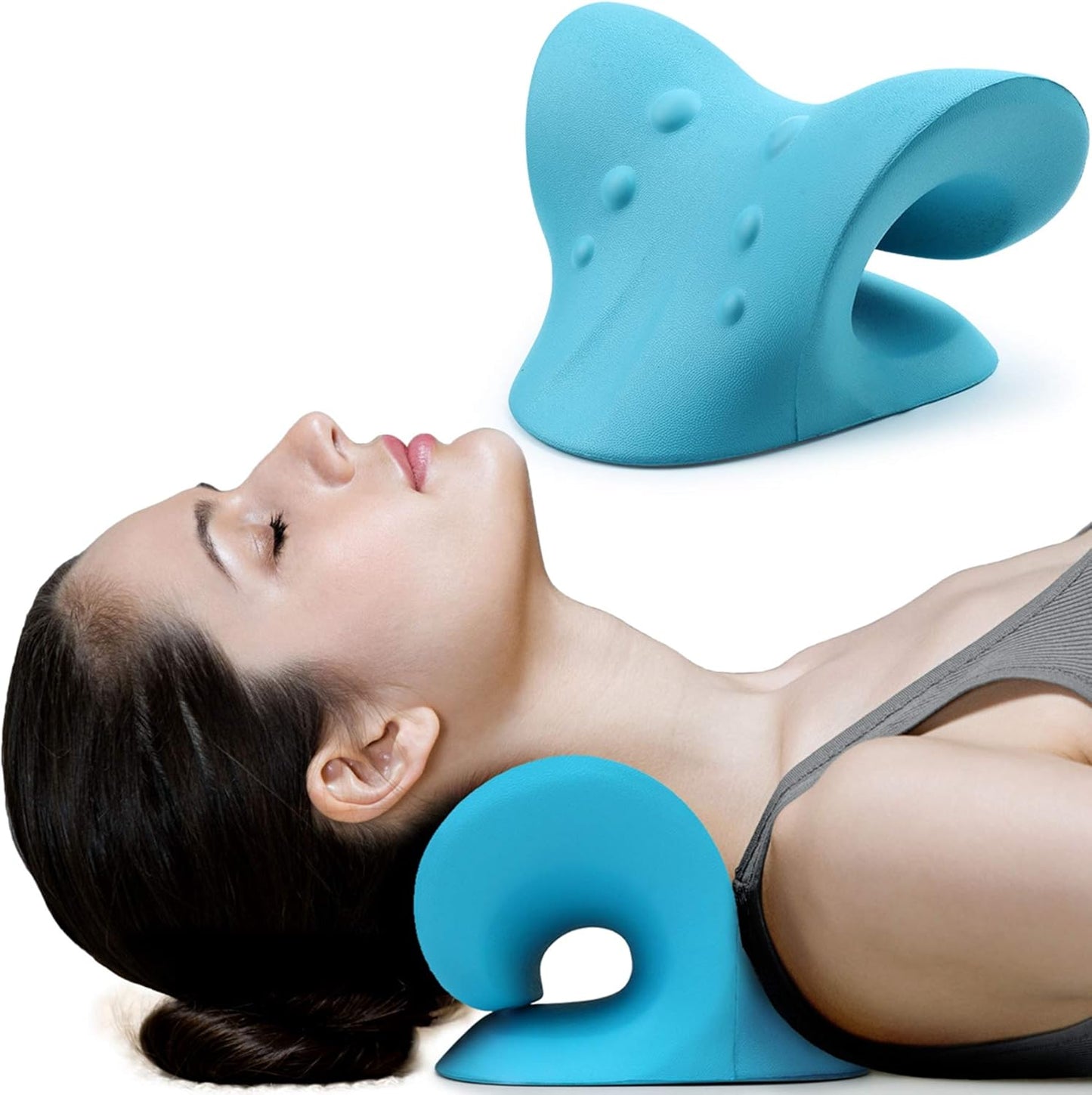 🤍 RESTCLOUD Neck & Shoulder Relaxer - Cervical Traction Device
