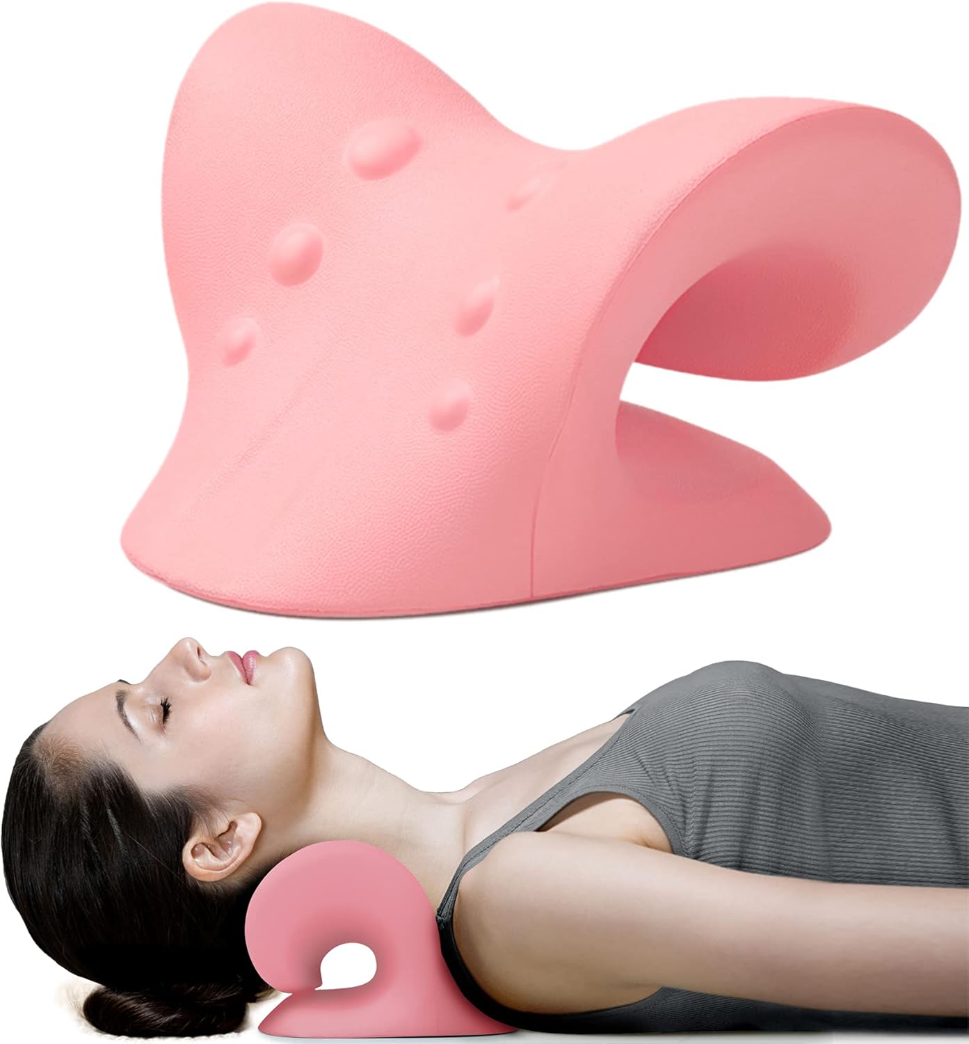 🤍 RESTCLOUD Neck & Shoulder Relaxer - Cervical Traction Device