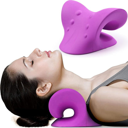 🤍 RESTCLOUD Neck & Shoulder Relaxer - Cervical Traction Device